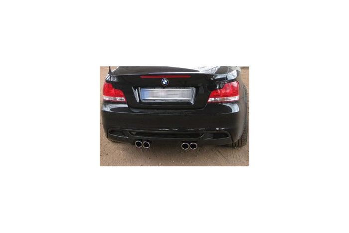 E82 and E88 Custom built quad exhaust system for quad rear diffusers