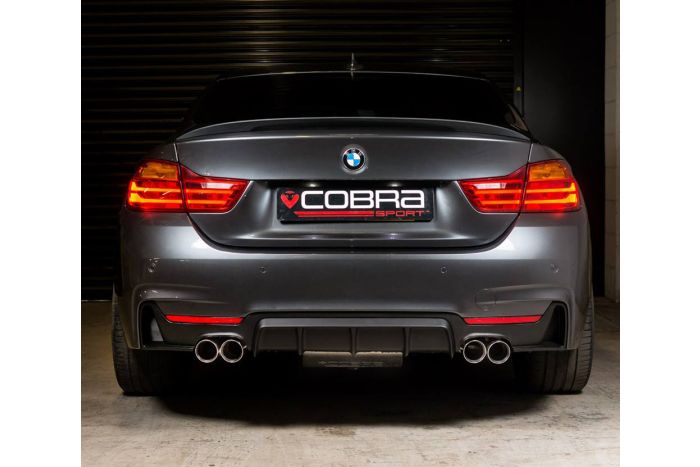 Cobra Sport Quad Exhaust Rear Section F32 F36 435d BMW 4 Series 