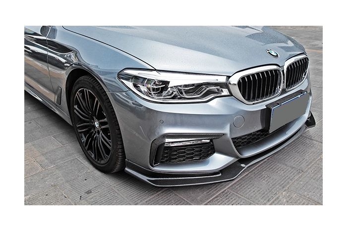 MStyle Carbon Fibre V Type Front Splitter for G30 BMW 5 Series 