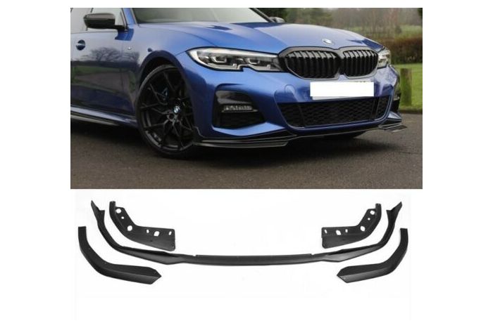 BMW 3 Series G20 G21 5PC Matte Black M Performance Front Splitter 